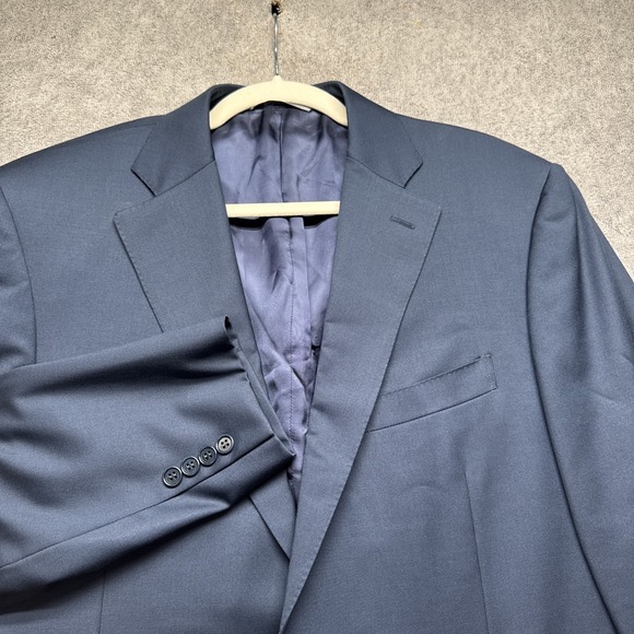 Canali Men´s 42R Navy Blue Wool Blazer Italy Tailored...